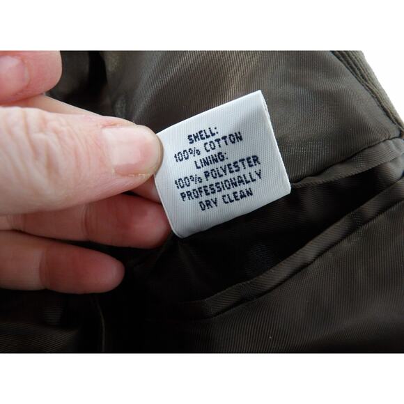 Meeting Street Mens Corduroy Blazer 44L Long Brown Double Button Career Party - Picture 9 of 16